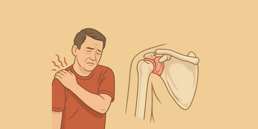 Person having Frozen Shoulder
